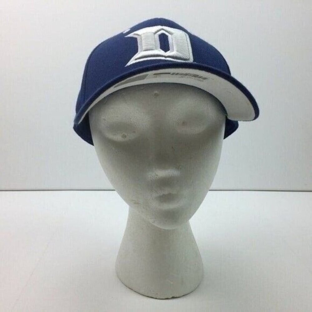 Authentic Zephyr Mens Blue Duke University Baseball Hat Cap Logo Size 7 3/8 - Picture 2 of 8